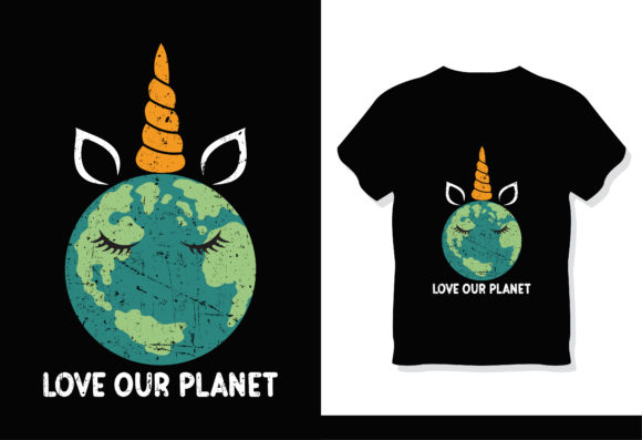 A Designer's Review: Earth Day Unicorn Graphics & Print Templates