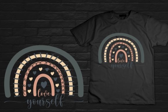 A Designer's Review: The Boho Rainbow T-Shirt Graphics Asset
