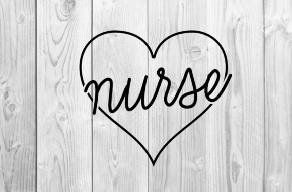 A Nurse SVG for Custom Apparel and Merchandise Graphics