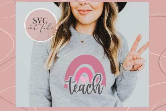 A Professional Review of the Cute Rainbow Teacher Shirt Graphics for T-Shirt Designs
