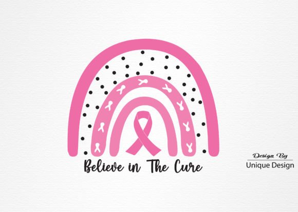 Breast Cancer Boho Rainbow SVG: A Multifaceted Graphic for Branding and T-Shirt Designs