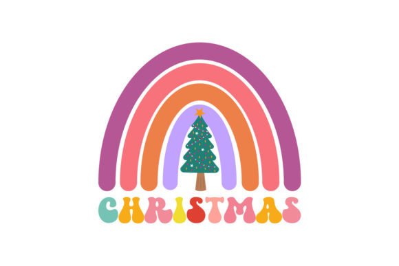 Christmas with Rainbow: Graphics & T-Shirt Designs Review