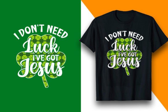 Embroidering the I Don't St Patrick's Day Tshirt Design