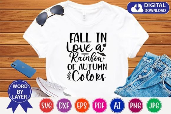 Evaluating Fall in Love a Rainbow of Autumn as an Embroidery Design