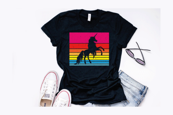 From Graphics to T-Shirt Designs: The Vintage Rainbow Unicorn Brand Potential