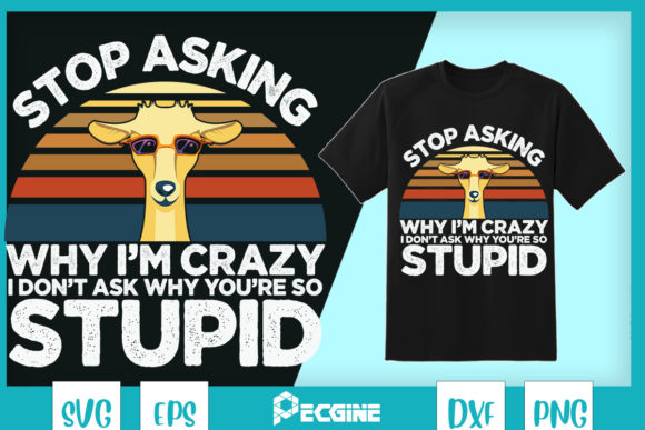 Funny Goat Graphics for Playful T-Shirt Designs