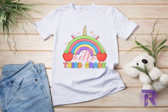 Hello 3rd Grade Unicorn Rainbow: Real Embroidery Review