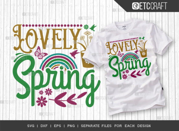 Lovely Spring Graphics for Modern T‑Shirt Designs