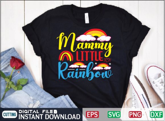 Mammy Little Rainbow: A Versatile T‑Shirt Graphic