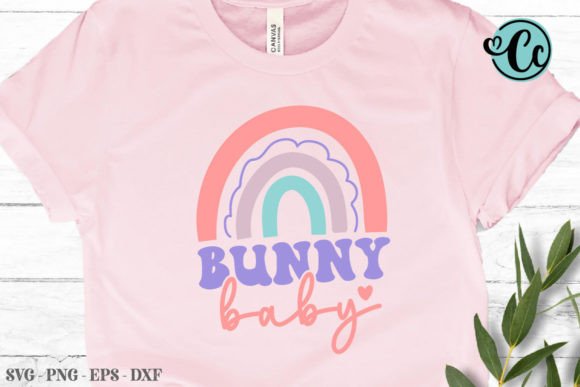 Rainbow Easter SVG Bunny Shirt: T-Shirt Designs & Graphics