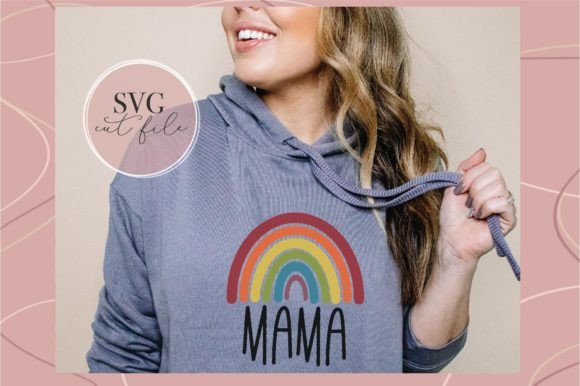 Rainbow Mama SVG: A Bright T-Shirt Design for Lifestyle Brands
